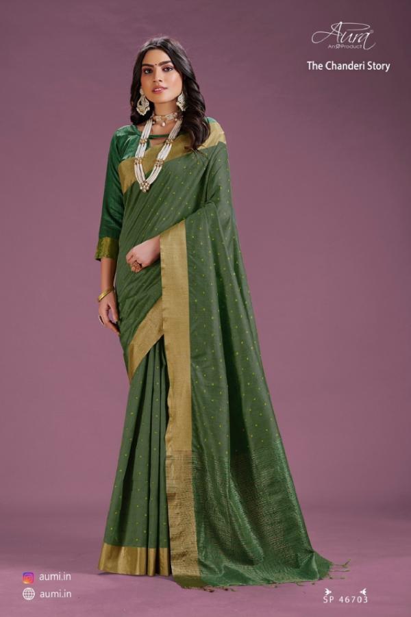 Aura The Chanderi Story Designer Cotton Silk Saree Collection